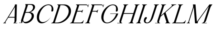 Engeraly Italic Font UPPERCASE