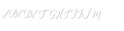 England Italic Font UPPERCASE