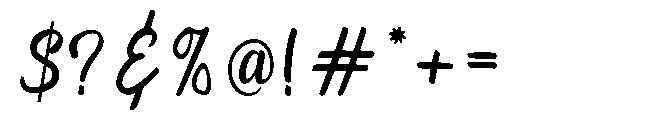 Engleheart Font OTHER CHARS