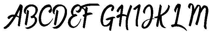 Engleheart Font UPPERCASE