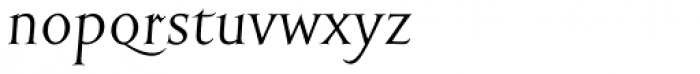 English Engravers Roman Italic Font LOWERCASE