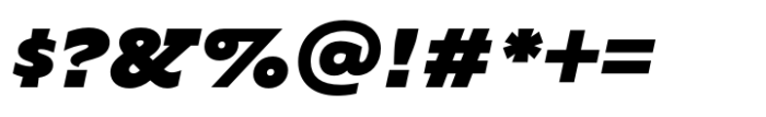 English Grotesque Black Italic Font OTHER CHARS