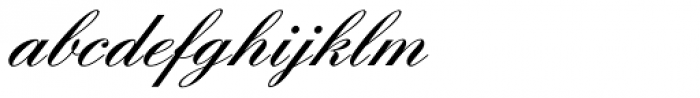 English Script DemiBold Font LOWERCASE