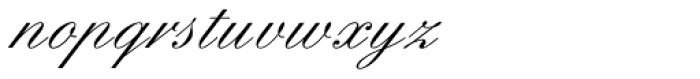 English Script Std Regular Font LOWERCASE
