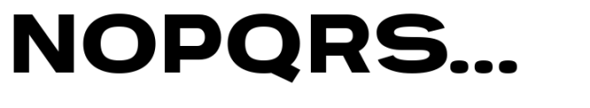 Engobe Expanded Bold Font UPPERCASE