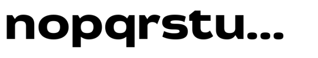 Engobe Expanded Bold Font LOWERCASE