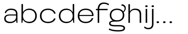 Engobe Expanded Extra Light FONT