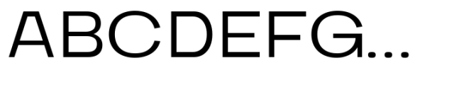 Engobe Expanded Light Font UPPERCASE