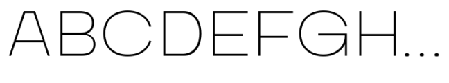 Engobe Expanded Thin Font