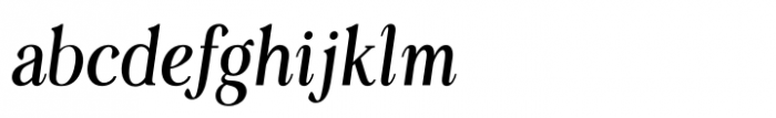 Engrace Semibold Italic Font LOWERCASE
