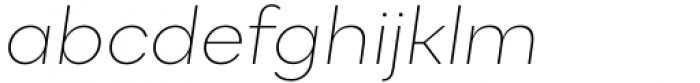 Engram Extralight Italic Font LOWERCASE
