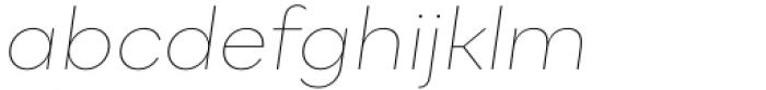 Engram Thin Italic Font LOWERCASE