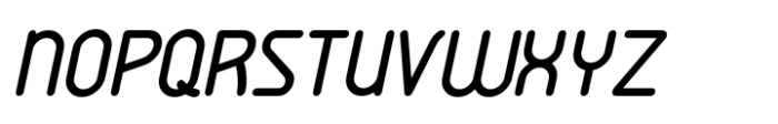 Engraved Lettering JNL Oblique Font LOWERCASE