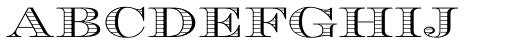 Engravers DT Shaded Font LOWERCASE