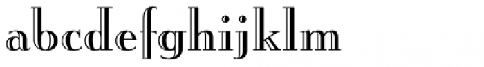 Engravia Inline Font LOWERCASE