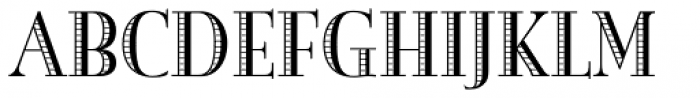 Engravia Shaded Font UPPERCASE