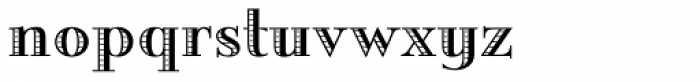 Engravia Shaded Font LOWERCASE