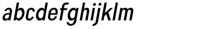 Engula Semi Bold Italic Font LOWERCASE
