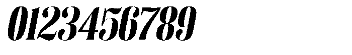 Enigera Black Expanded Italic Font OTHER CHARS