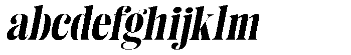 Enigera Black Expanded Italic FONT