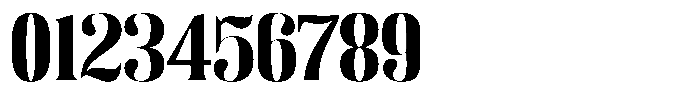 Enigera Black Extra Expanded Font OTHER CHARS