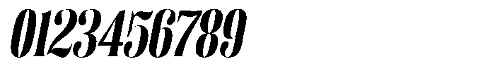 Enigera Black Italic Font OTHER CHARS