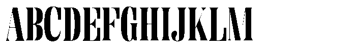 Enigera Black Font UPPERCASE