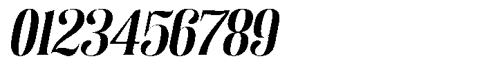 Enigera Bold Extra Expanded Italic Font OTHER CHARS