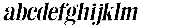Enigera Bold Extra Expanded Italic FONT
