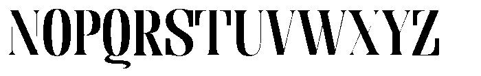 Enigera Bold Extra Expanded Font UPPERCASE