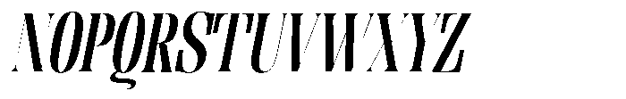 Enigera Bold Italic Font UPPERCASE