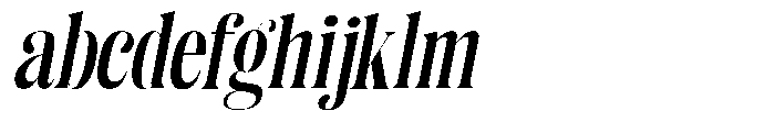 Enigera Bold Italic FONT