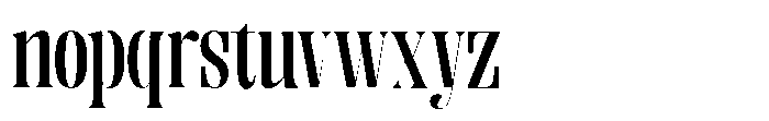 Enigera Bold Font LOWERCASE