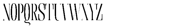 Enigera Condensed Font UPPERCASE