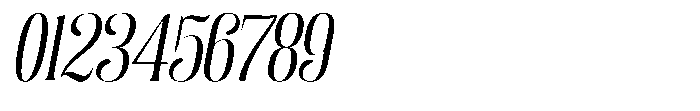 Enigera Expanded Italic Font OTHER CHARS