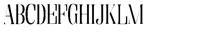 Enigera Expanded Font UPPERCASE