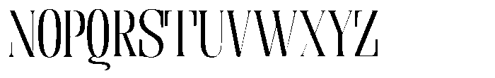 Enigera Expanded Font UPPERCASE