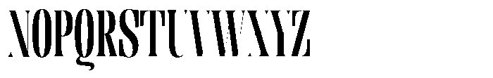 Enigera Extra Bold Condensed Font UPPERCASE