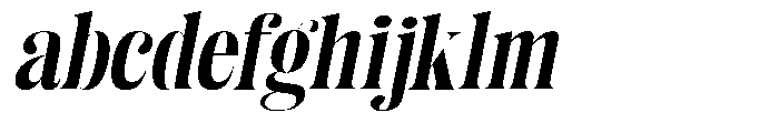 Enigera Extra Bold Expanded Italic FONT