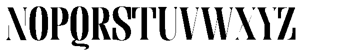 Enigera Extra Bold Expanded Font UPPERCASE