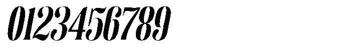 Enigera Extra Bold Italic Font OTHER CHARS