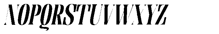Enigera Extra Bold Italic Font UPPERCASE