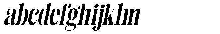 Enigera Extra Bold Italic FONT