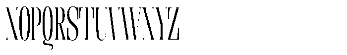 Enigera Extra Condensed Font UPPERCASE