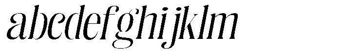 Enigera Extra Expanded Italic FONT