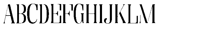 Enigera Extra Expanded Font UPPERCASE