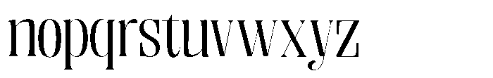 Enigera Extra Expanded Font LOWERCASE