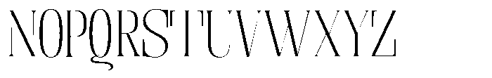 Enigera Extra Light Extra Expanded Font UPPERCASE