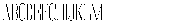 Enigera Extra Light Font UPPERCASE