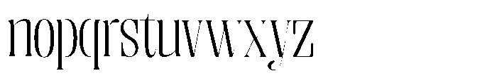 Enigera Light Expanded Font LOWERCASE